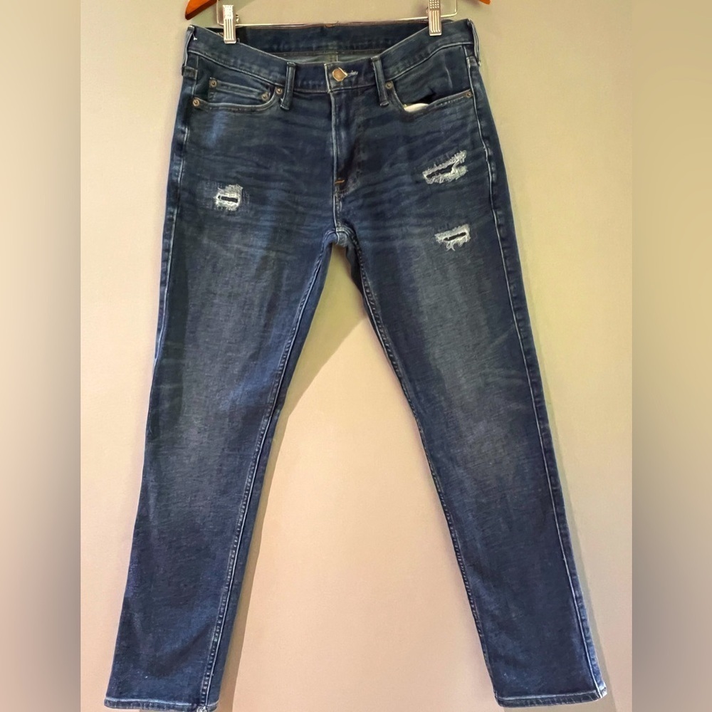 Men’s Abercrombie & Fitch 31x30 Langdon skinny stretch jean in EC